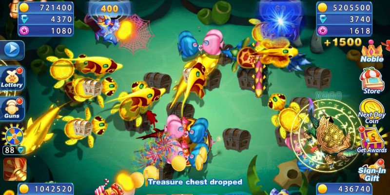 Bắn cá xèng Rik88 màu sắc đẹp