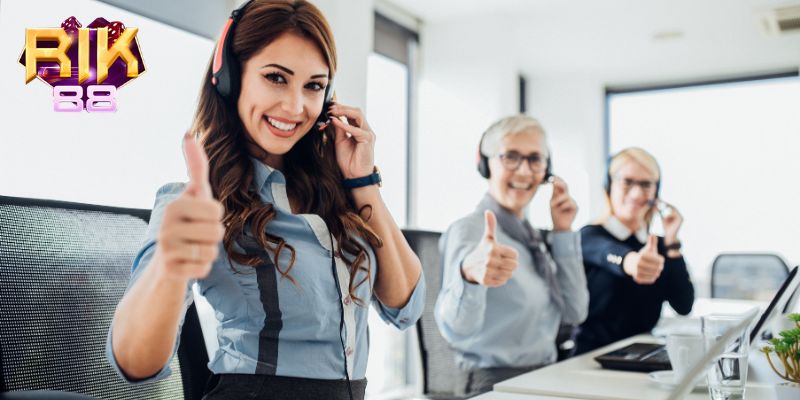 Chăm sóc khách hàng Rik88 nhanh chóng