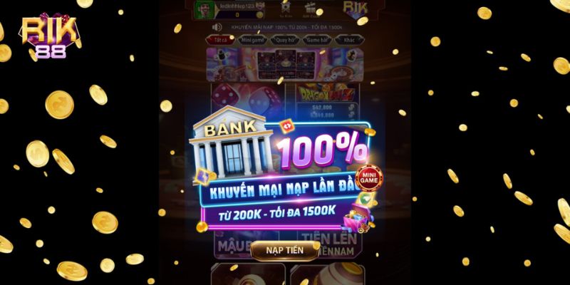 Khuyến mãi RIK88 nạp lần đầu